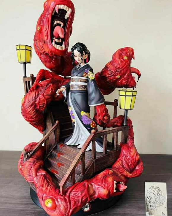 全新超值！鬼灭之刃手办灶门炭治郎称豆子炎柱...