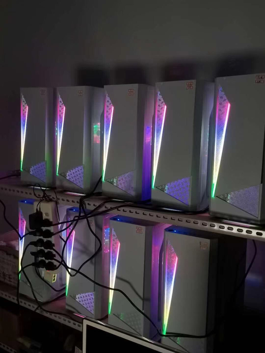 二手电脑主机加网吧主机高配游戏电脑办公台式...