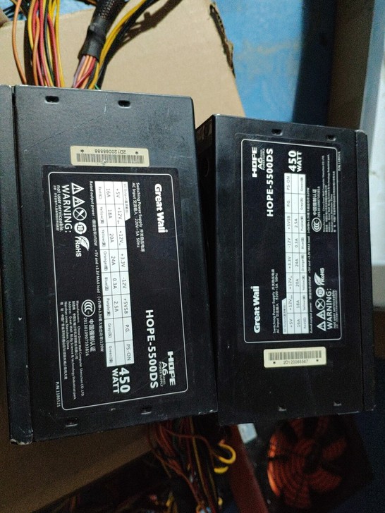 电源  长城额定450w  显卡供电6+6...