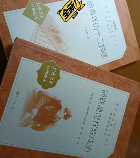 《给青年的十二封信》和《钢铁是怎样炼成的》...