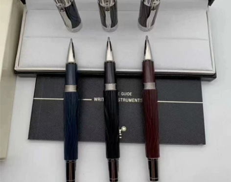 万宝龙 大文豪 马克吐温 冰裂 签字笔 感...