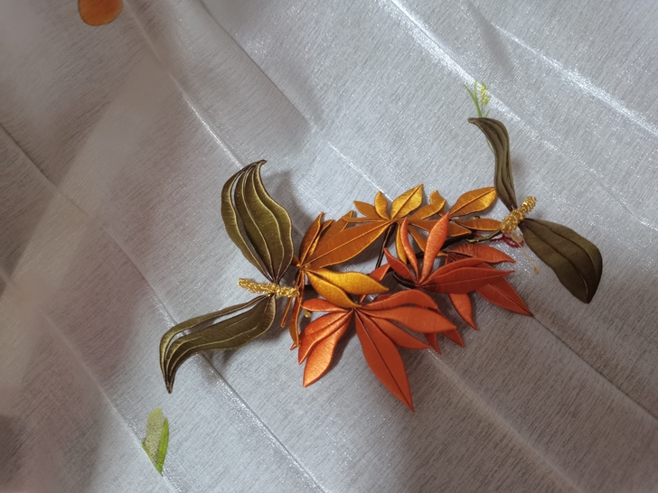 枯叶蝶 | 秋日缠花发簪软簪汉服配饰枫叶枯蝶