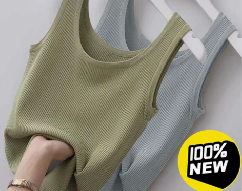 【清仓包邮】80-200斤吊带螺纹背心女大...