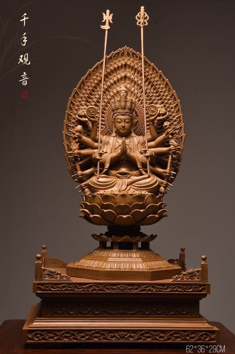 天然沉香摆件木雕客厅办公室家居饰品佛像摆件...