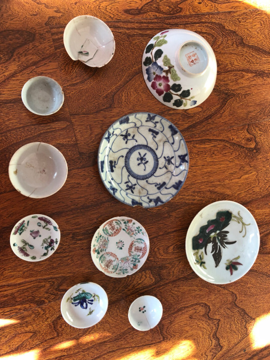 打包,一共10件标本,都有点小毛病,除了蝶...