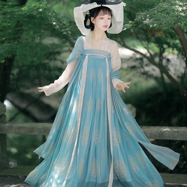 出社原创正品【梦唐】汉服女唐制一片式齐胸襦...