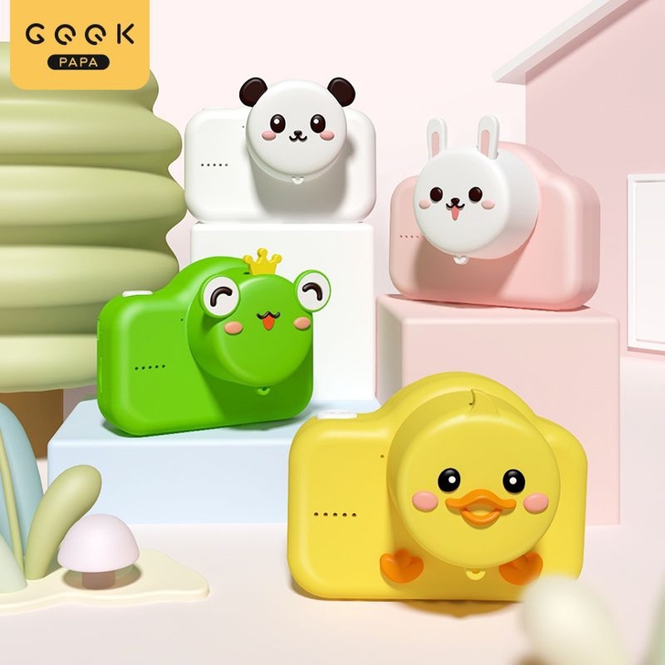 geekpapa儿童数码照相机玩具可拍照录...