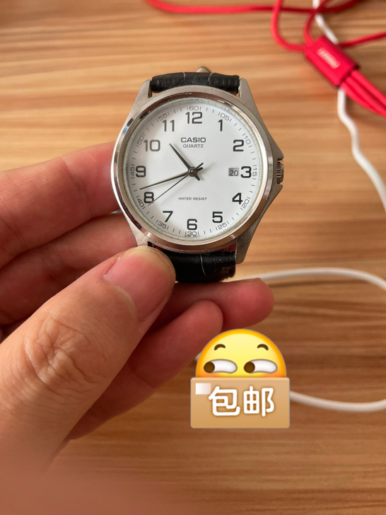 卡西欧石英手表,表带换过,现在也损坏了些,...