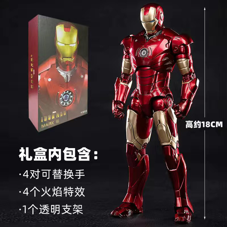 全新未拆现货速发正品正版中动钢铁侠mk3