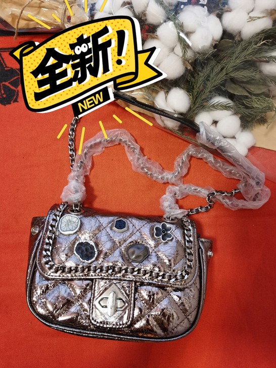 全新viney真牛皮2021新款时尚爆裂纹...