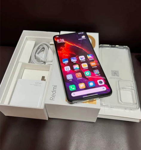 红米k50pro全套8+256银色，成色基...