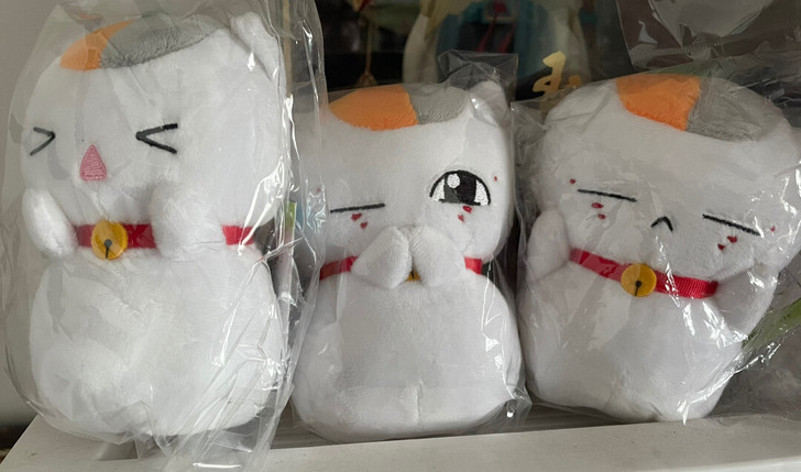 夏目友人帐 剧场版猫老师公仔 ，景品，猫咪...