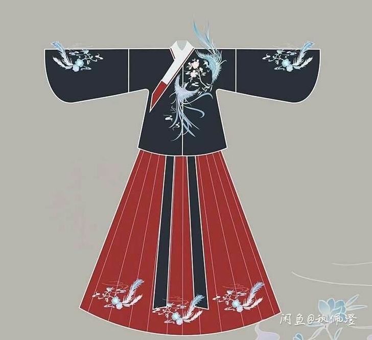 鸾凤汉服 就剩个下裙啦