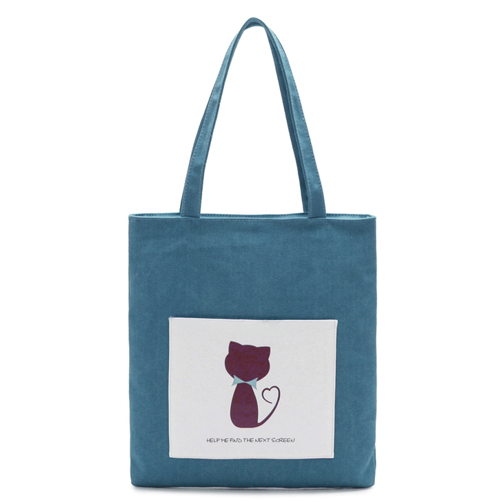 帆布包女时尚休闲慵懒风文艺手提帆布袋