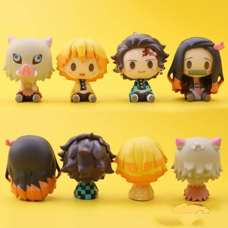 新品预售4款坐坐Q版鬼灭公仔炭治郎祢豆子 ...