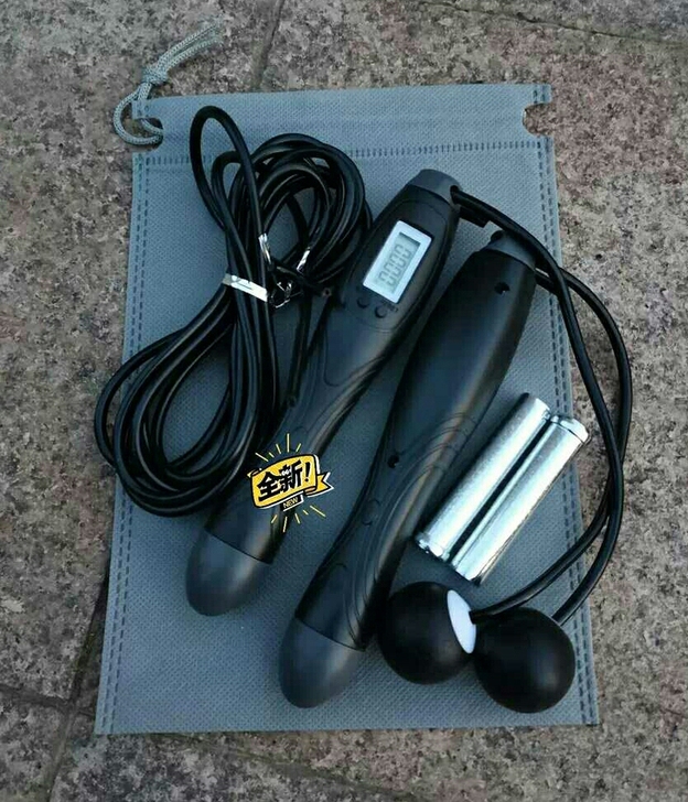 尾货便宜出 跳绳 全新可拆卸 负重跳绳 计...