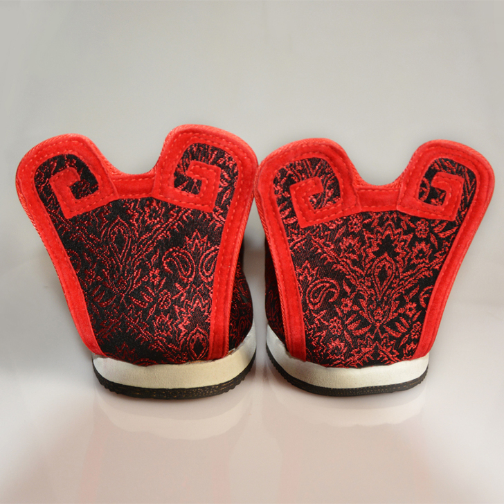 汉唐方头翘头履 古装影视cos鞋汉服婚礼鞋...