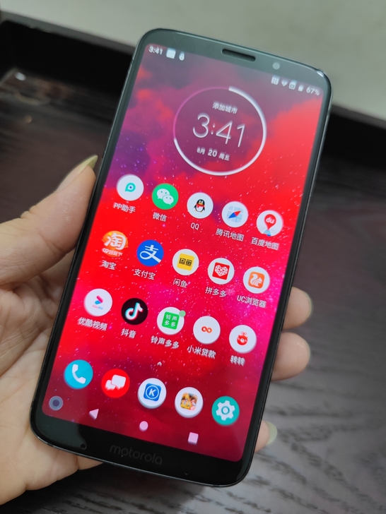 摩托罗拉Z3，三网通，成色如图