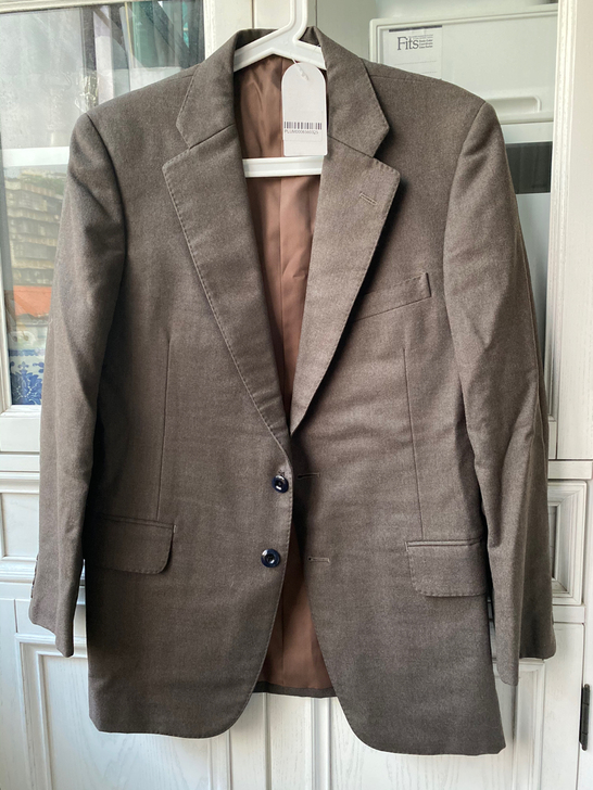 Burberry巴宝莉老款棕色男士西装外套