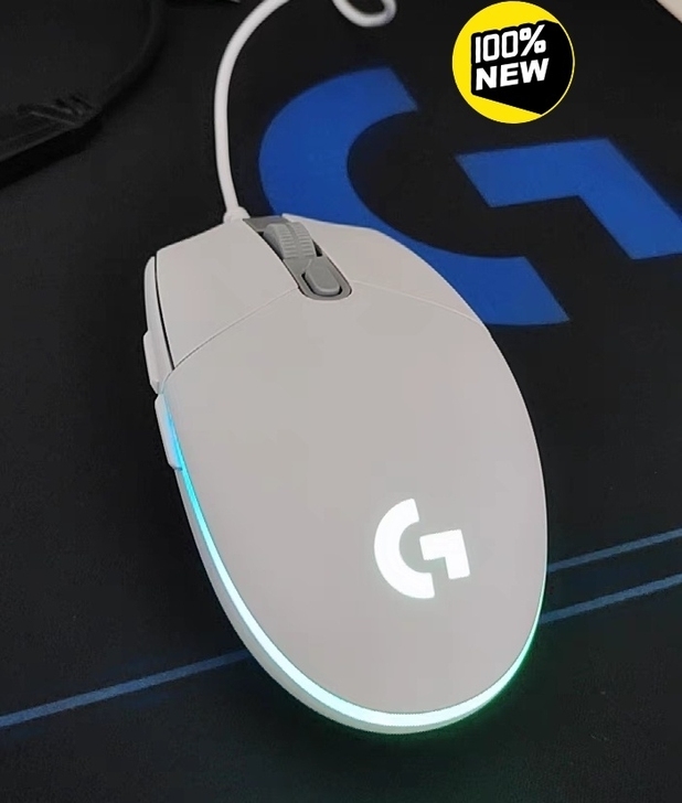 全新罗技g102二代机械电竞有线鼠标台式电...