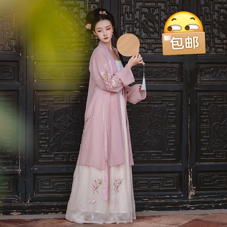 序绘樱铃 汉服宋制原创正品4米摆齐腰襦裙对...