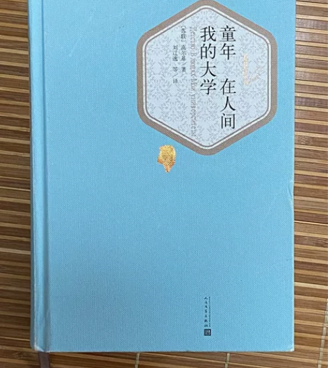 童年在人间我的大学 名著名译精装，人民出版...