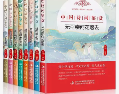 清仓尾货8册中国诗词鉴赏诗词大会唐诗宋词元...
