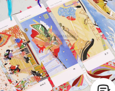 日本京都旅游观光纪念品6枚纸书签