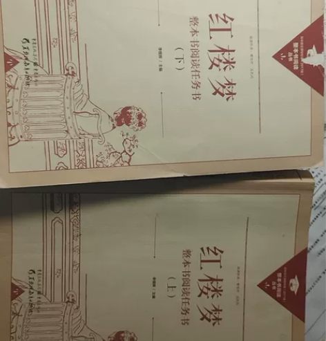 红楼梦无删减两本书全集，白话文，小学就可以...