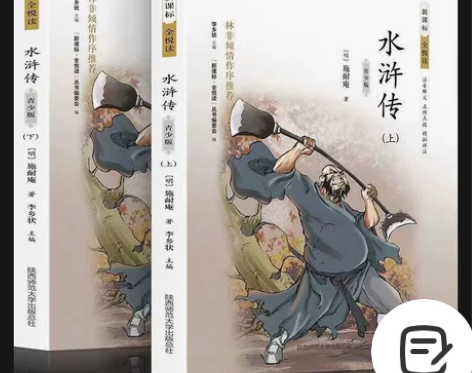 水浒传 小学生白话版 经典名著阅读 四五六...