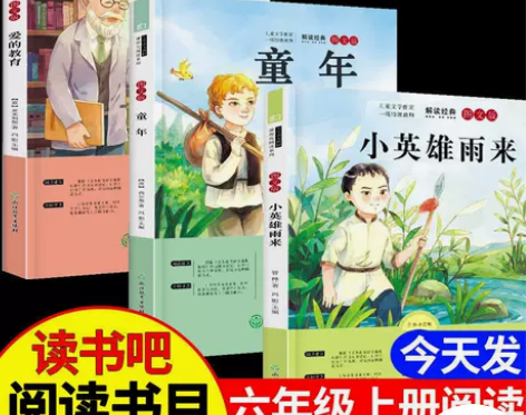 童年高尔基小英雄雨来完整版爱的教育正版六年...