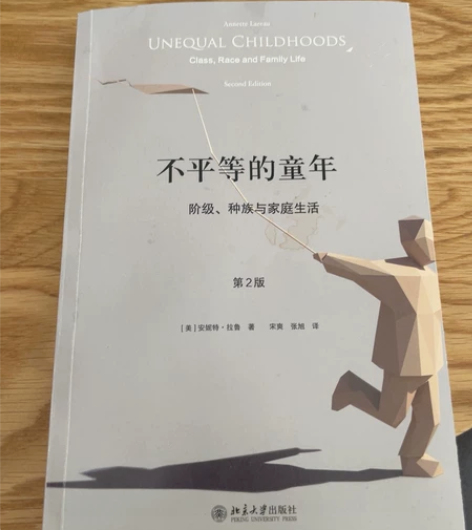 《不平等的童年》 均是铅笔标注痕迹，无纸张...