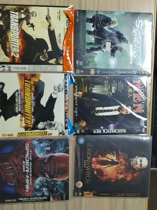简装国外dvd影碟影片,4元一张,运费10...