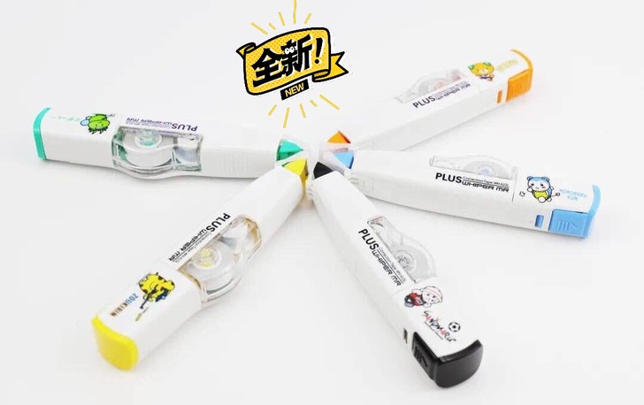 日本Plus普乐士卡通限定款智慧型滚轮修正带