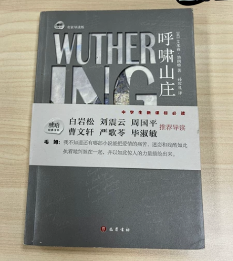 英国名著呼啸山庄 ,艾米莉·勃朗特著长篇小...