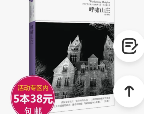 呼啸山庄 莉世界经典文学名著书籍