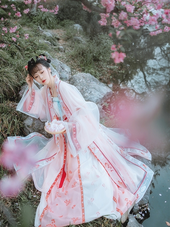 雁卿汉服出租包邮出租汉服出租七月夕丹林诗意...