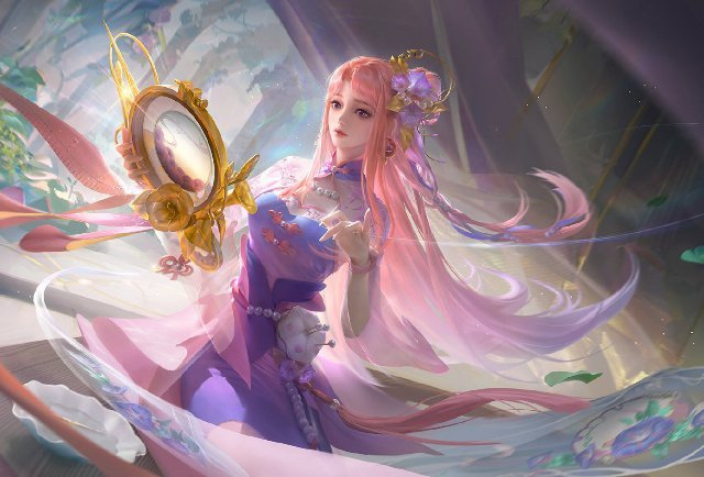 v区 限时王昭君七夕皮肤 充钱充多了 游戏...