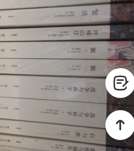 红与黑  战争与和平 飘 呼啸山庄 复活 ...