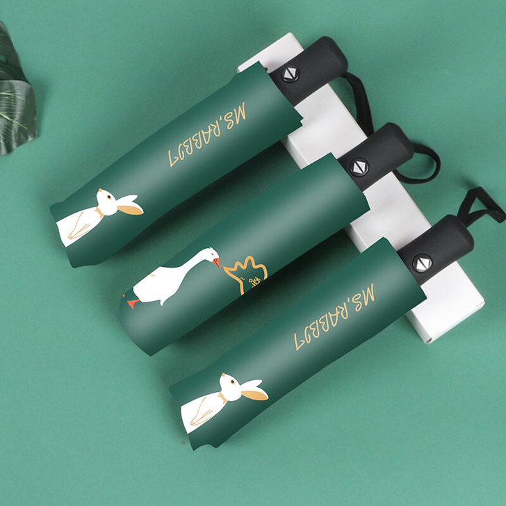 全自动晴雨两用雨伞 流行元素：小清新 伞面...