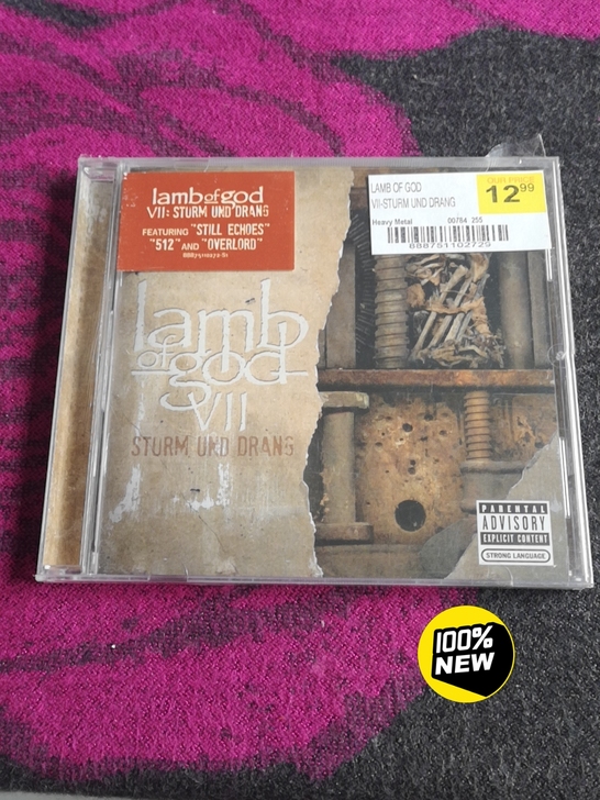 原装正版 lamb of God 重金属经...