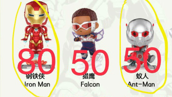 【包邮】漫威 钢铁侠搭蚁人 包邮出 价格如图