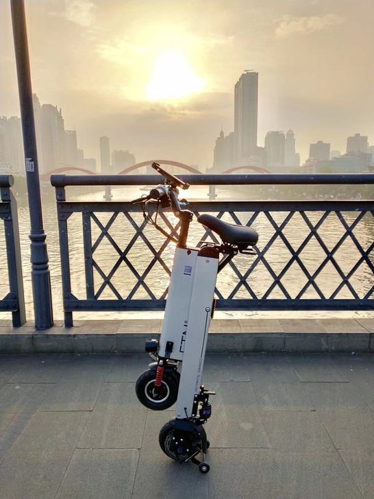 FTN迷你折叠式电动自行车小型电瓶车男女超...