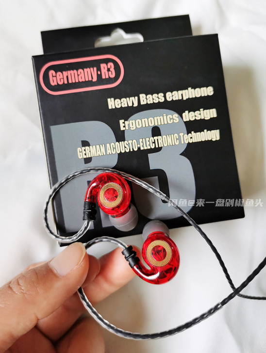 耳机入耳式重低音降噪hifi德系R3耳机原...