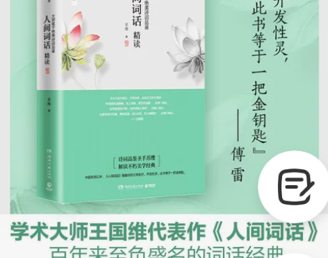 人间词话精读 大师笔下绝美诗词品鉴 文学理...
