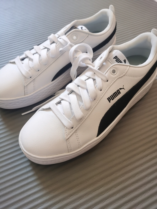 41码puma彪马厚底小白鞋