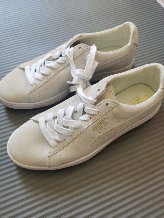 42码puma彪马淡色板鞋