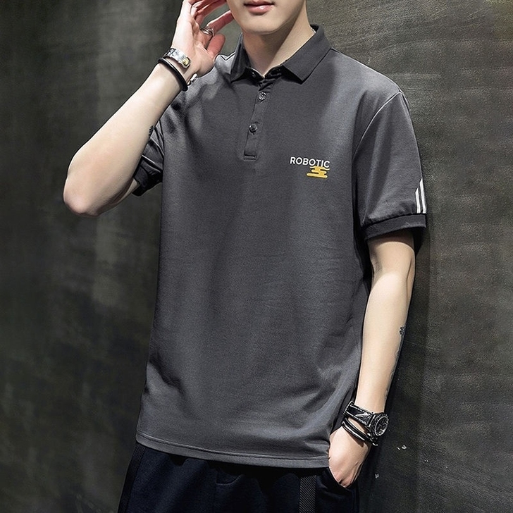 【100%棉】POLO衫男士短袖t恤翻领夏...