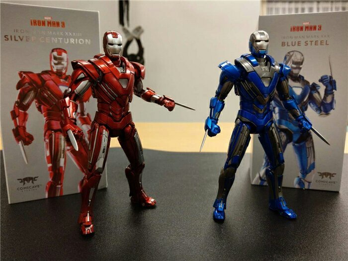 Comicave 1:12合金钢铁侠mk3...