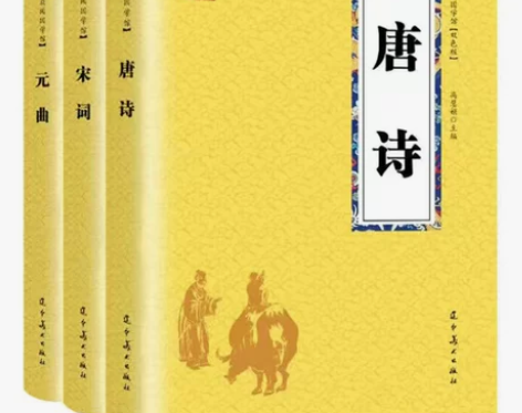 唐诗宋词元曲三百首 3本 中国古诗词书籍鉴...